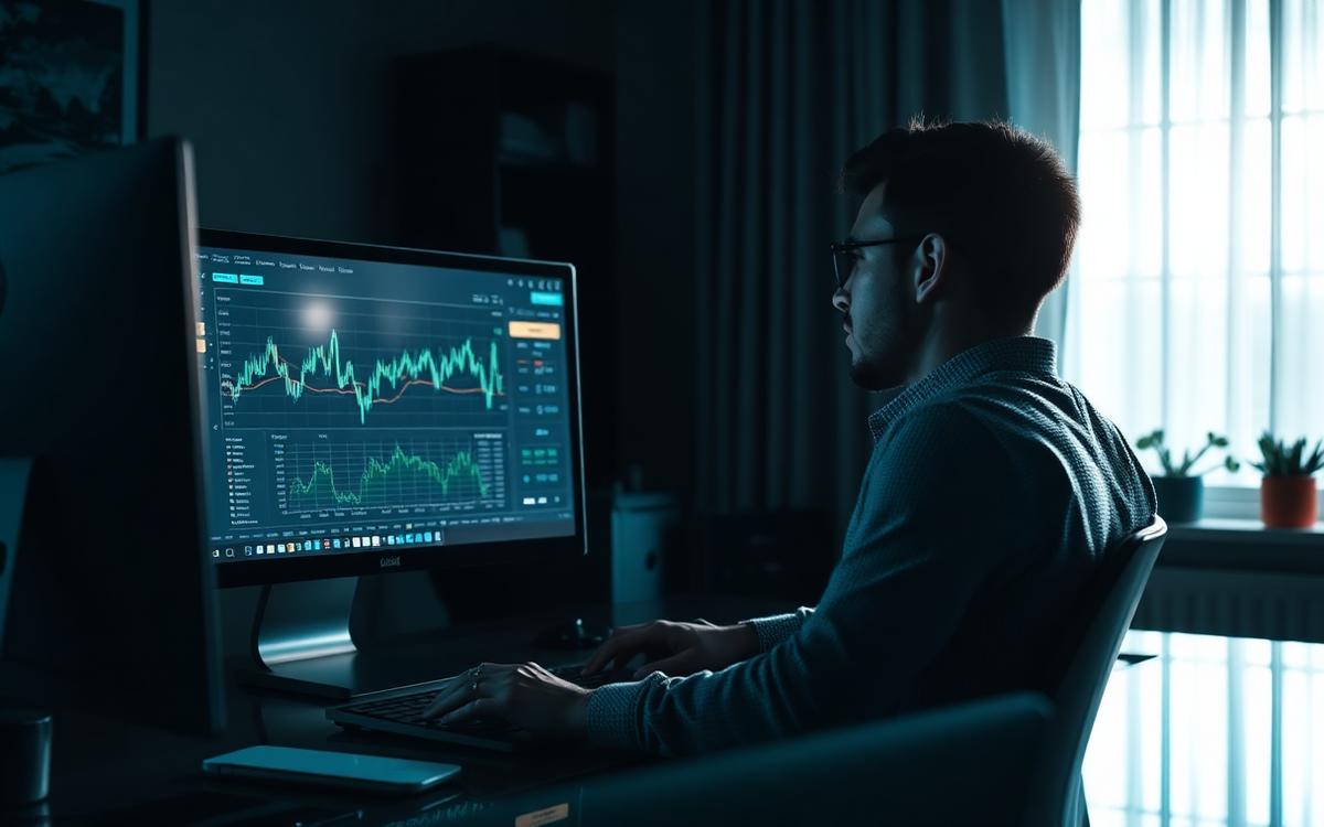 Inversor comparando en dos pantallas la rentabilidad de su cartera frente al S&P 500