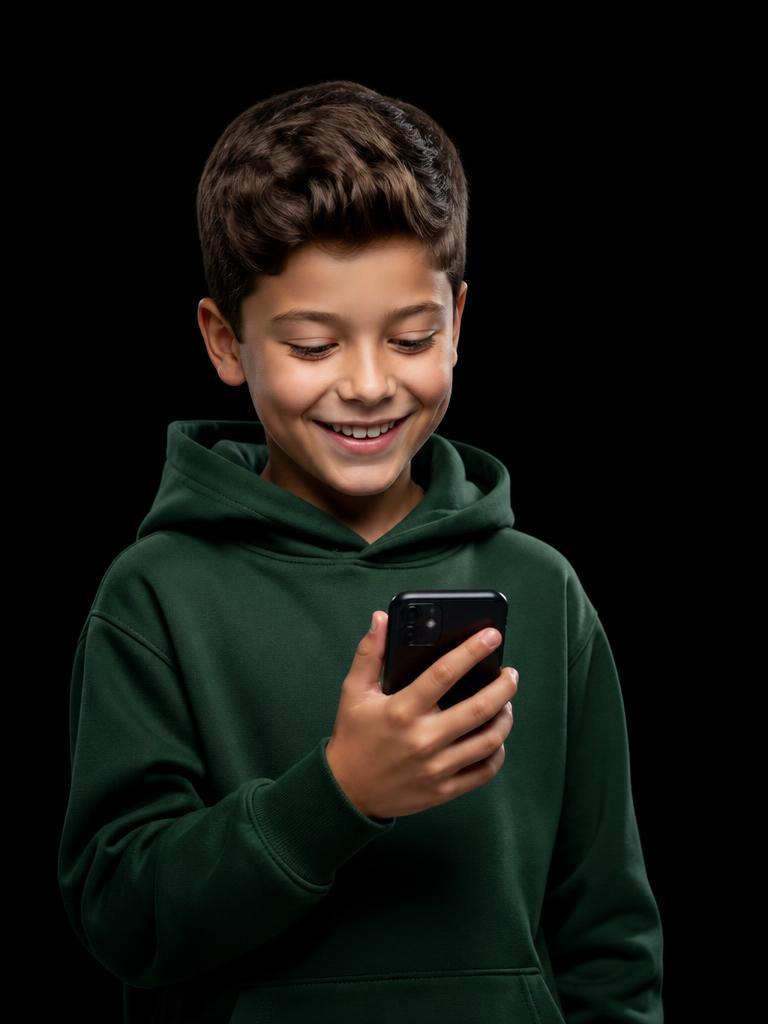 Niño con móvil